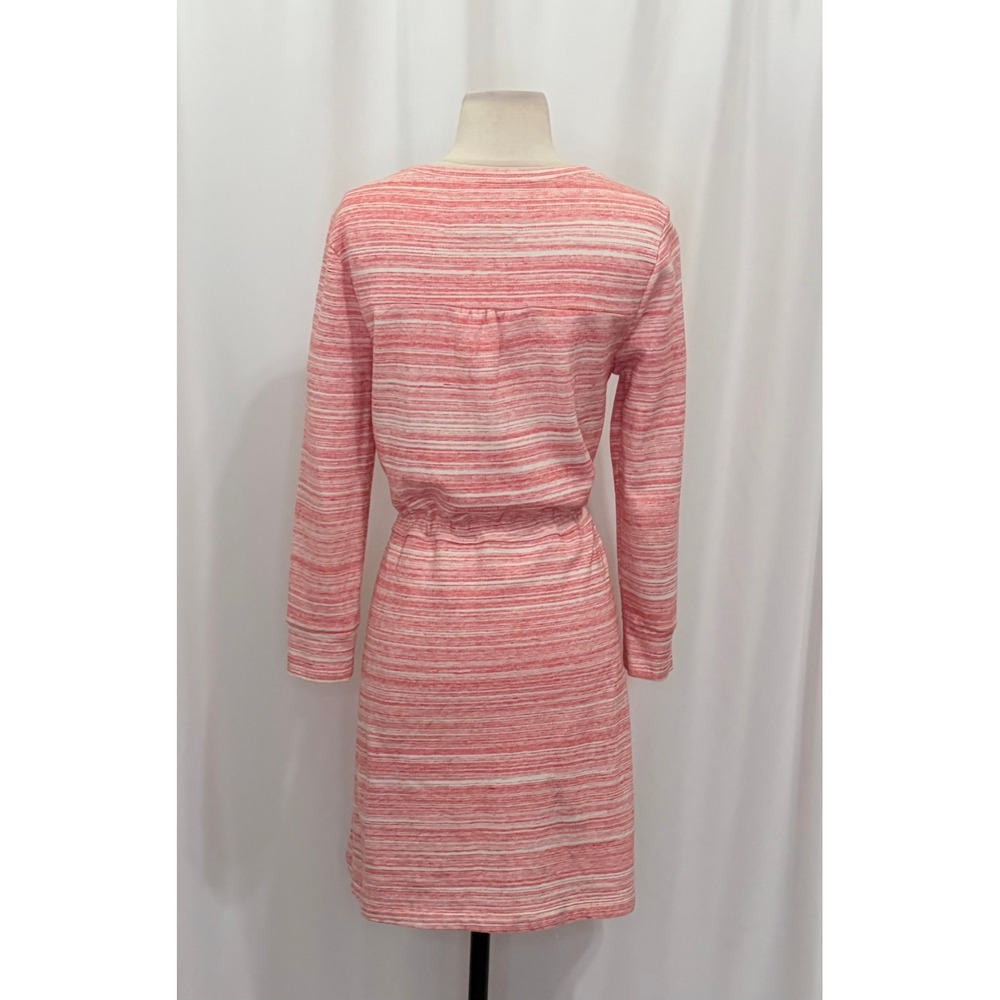 Anthropologie SATURDAY SUNDAY Poppy Chemise Pink Spacedye Knit Dress Medium - Picture 8 of 13